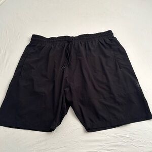Tasc Performance 8” inseam black athletic shorts